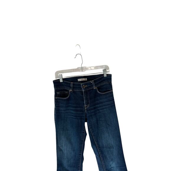 J Brand Dark Wash Slim Fit Mid Rise Hutton Boot Leg Jean Size 27 Style 819C012 - Picture 2 of 11